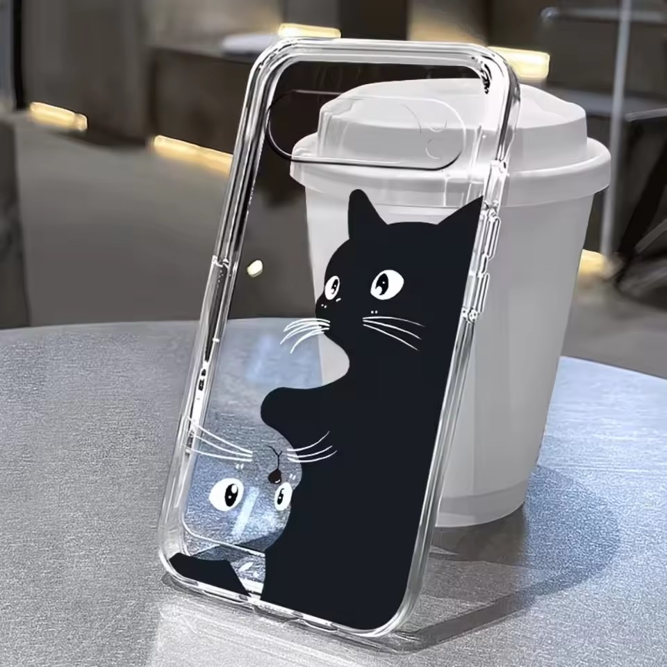Google Pixel 9 Pro - Urocze, przezroczyste, miękkie etui z motywem
