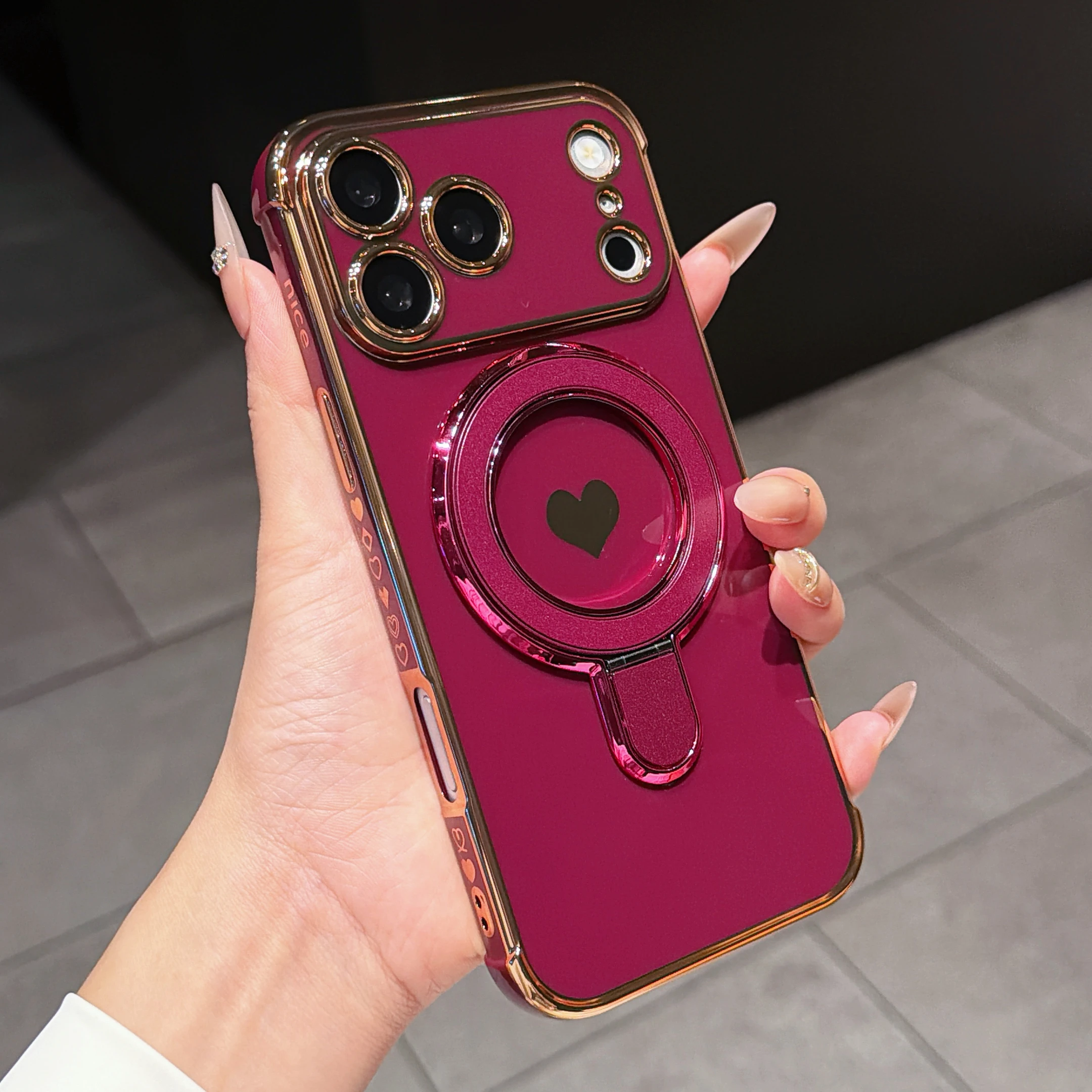 Apple Iphone 15 - Modne, błyszczące etui w jednolitym kolorze,