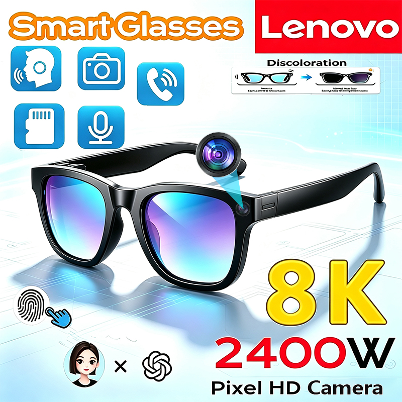 Smart Glasses Lens - Okulary Lenovo AI Smart Glasses Bluetooth