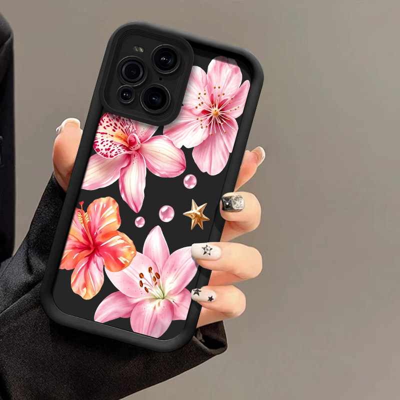 Oppo Find X8 - Różowe etui na telefon z motywem