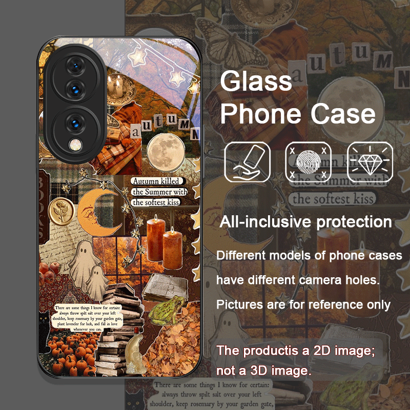 Retro, jesienne liście, wzór w – Huawei Mate 60 recenzja i cena
