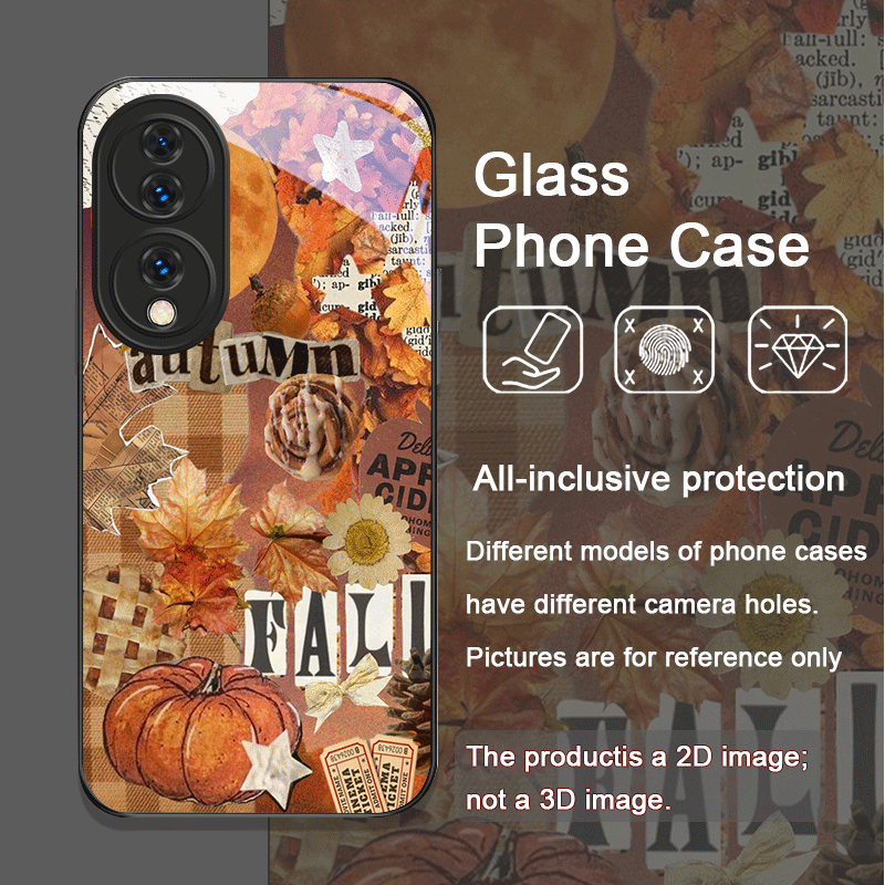 Retro, jesienne liście, wzór w – Huawei Mate 60 recenzja i cena