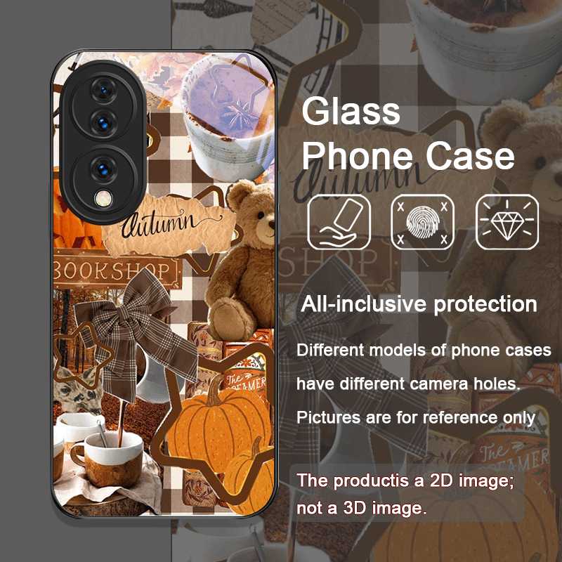 Retro, jesienne liście, wzór w – Huawei Mate 60 recenzja i cena