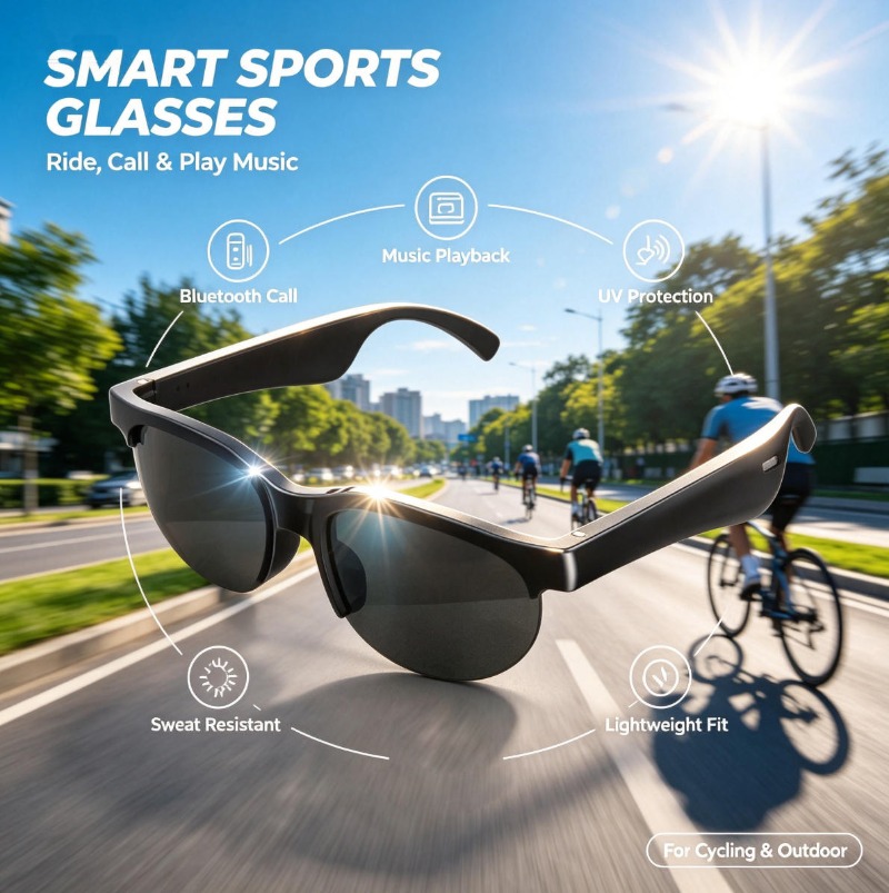 Inteligentne okulary audio z f – Smart Glasses Lens recenzja i cena